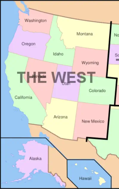 Map of USA