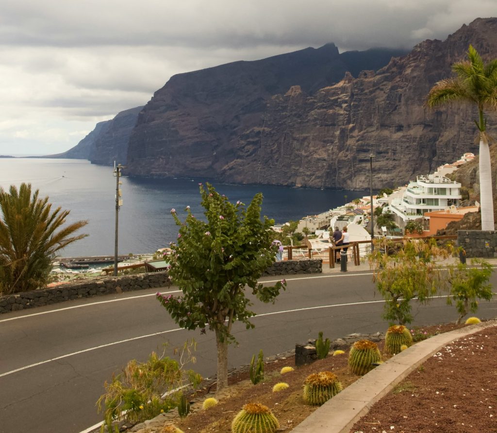 The dramatic Los Gigantes sea cliffs on the west coast of Tenerife