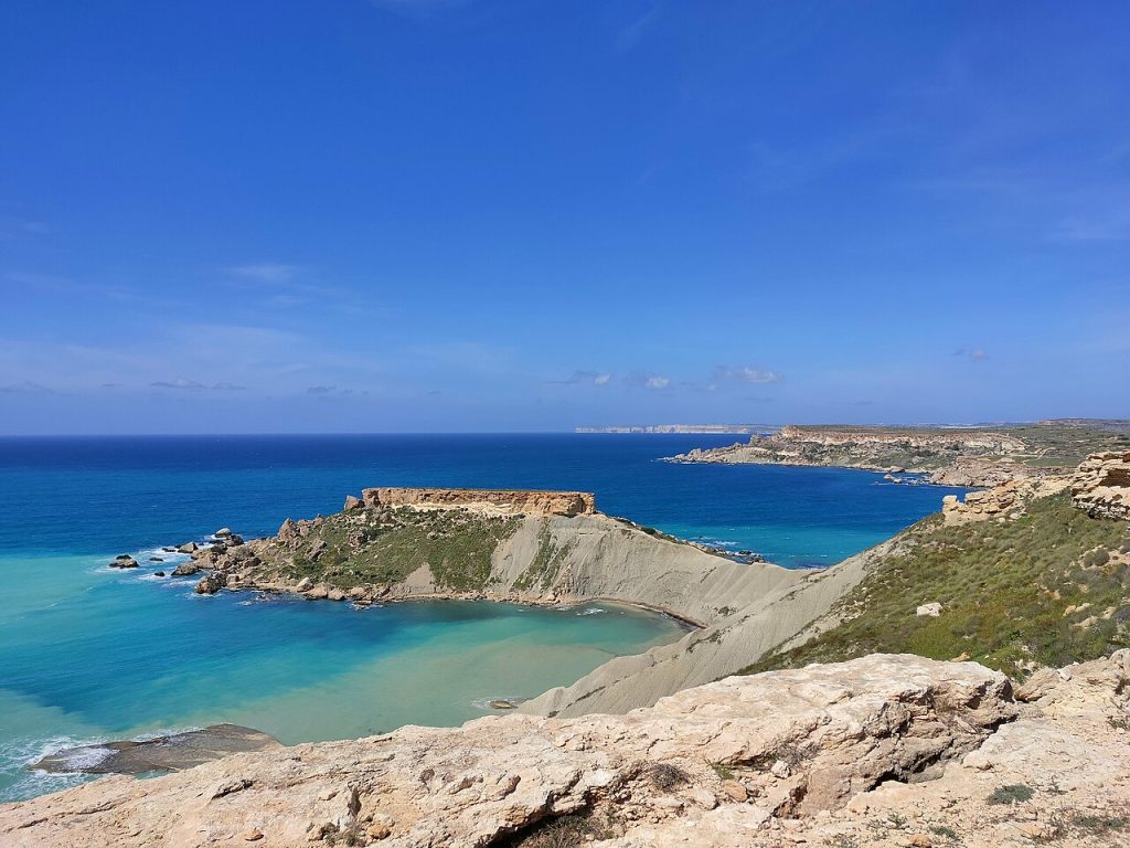 Ghajn Tuffieha Bay, the most beautiful beach on the main island of Malta  