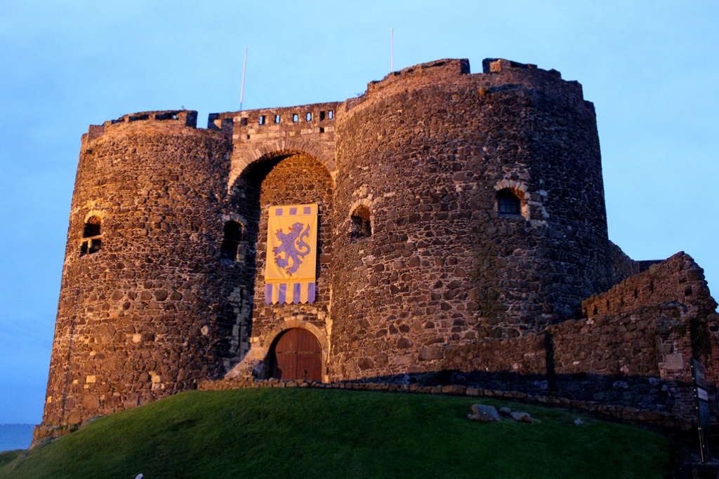 Carrickfergus Castle on the Causeway Coastal Route near Belfast