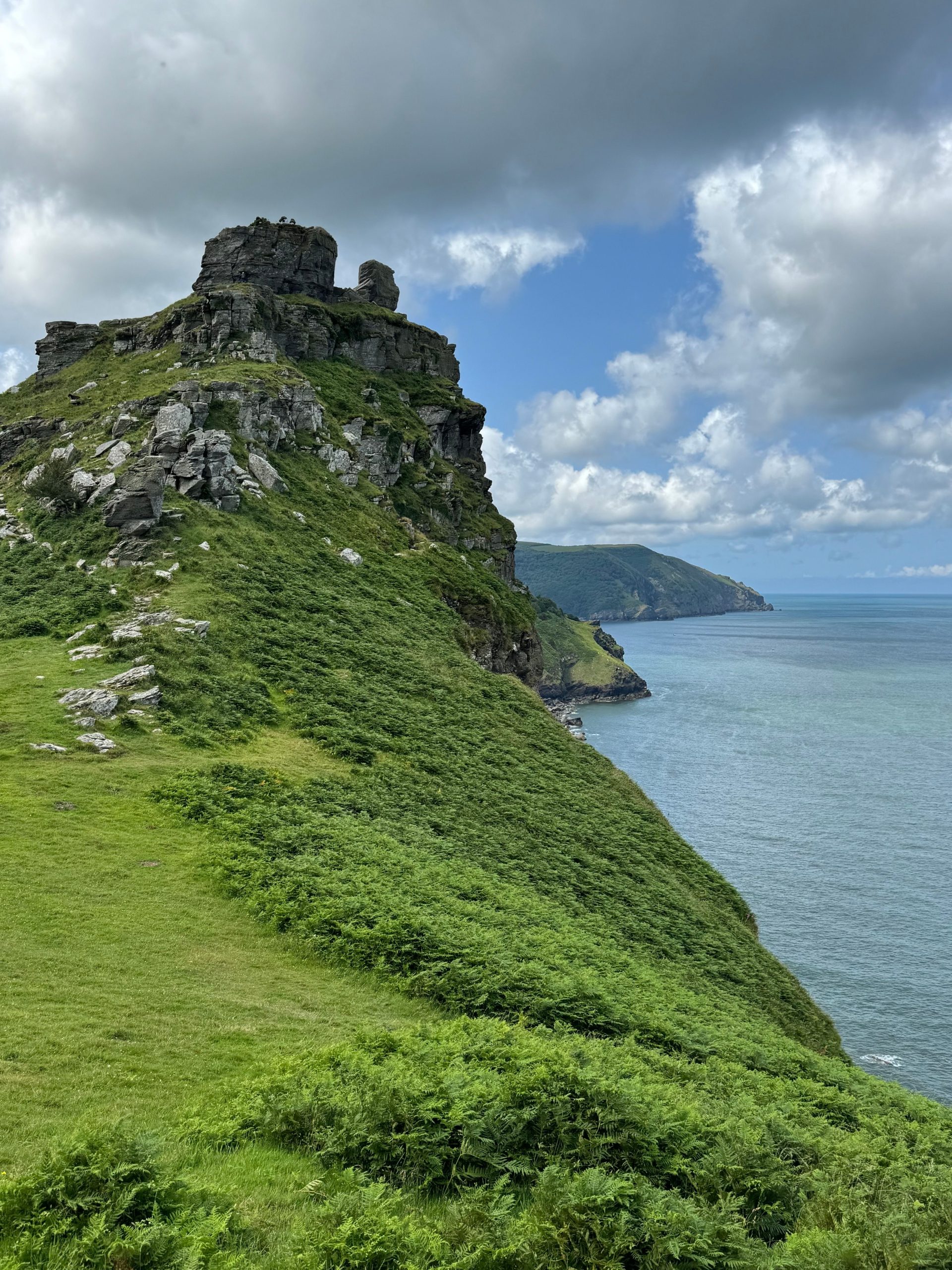 The Valley of Rocks near Lynton, known as Little Switzerland, one of the best scenic drives in Exmoor