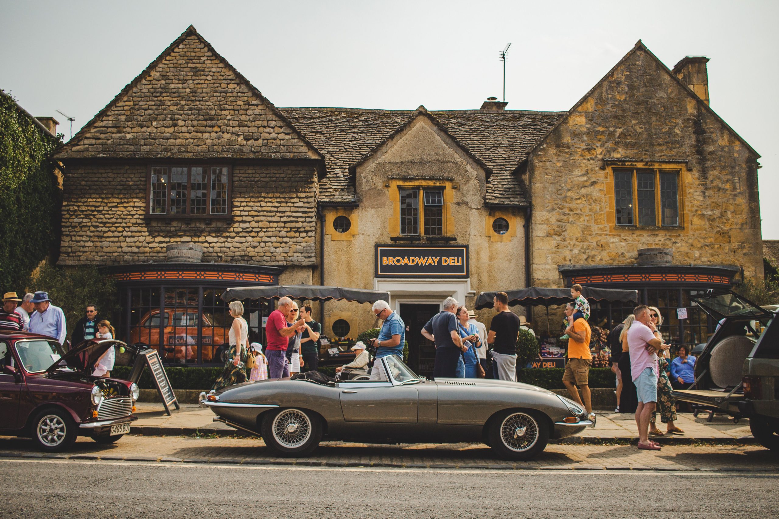Broadway village high street in the Cotswolds