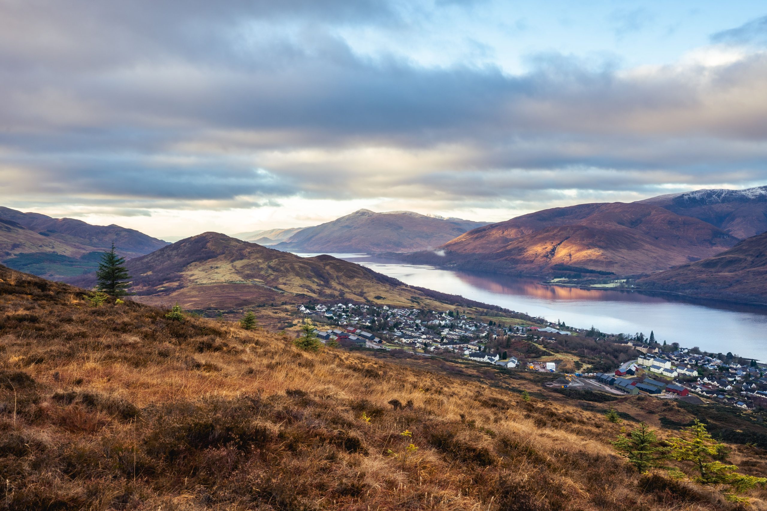 Fort William beneath Ben Nevis on Loch Linnhe