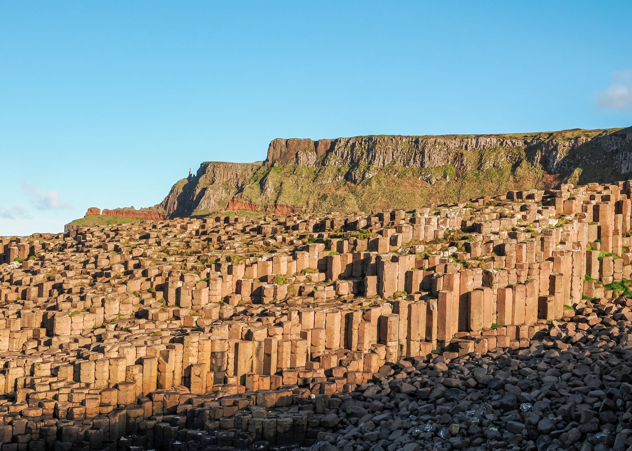 The Giant's Causeway on the Causeway Coastal Route, a UNESCO World Heritage Site in County Antrim
