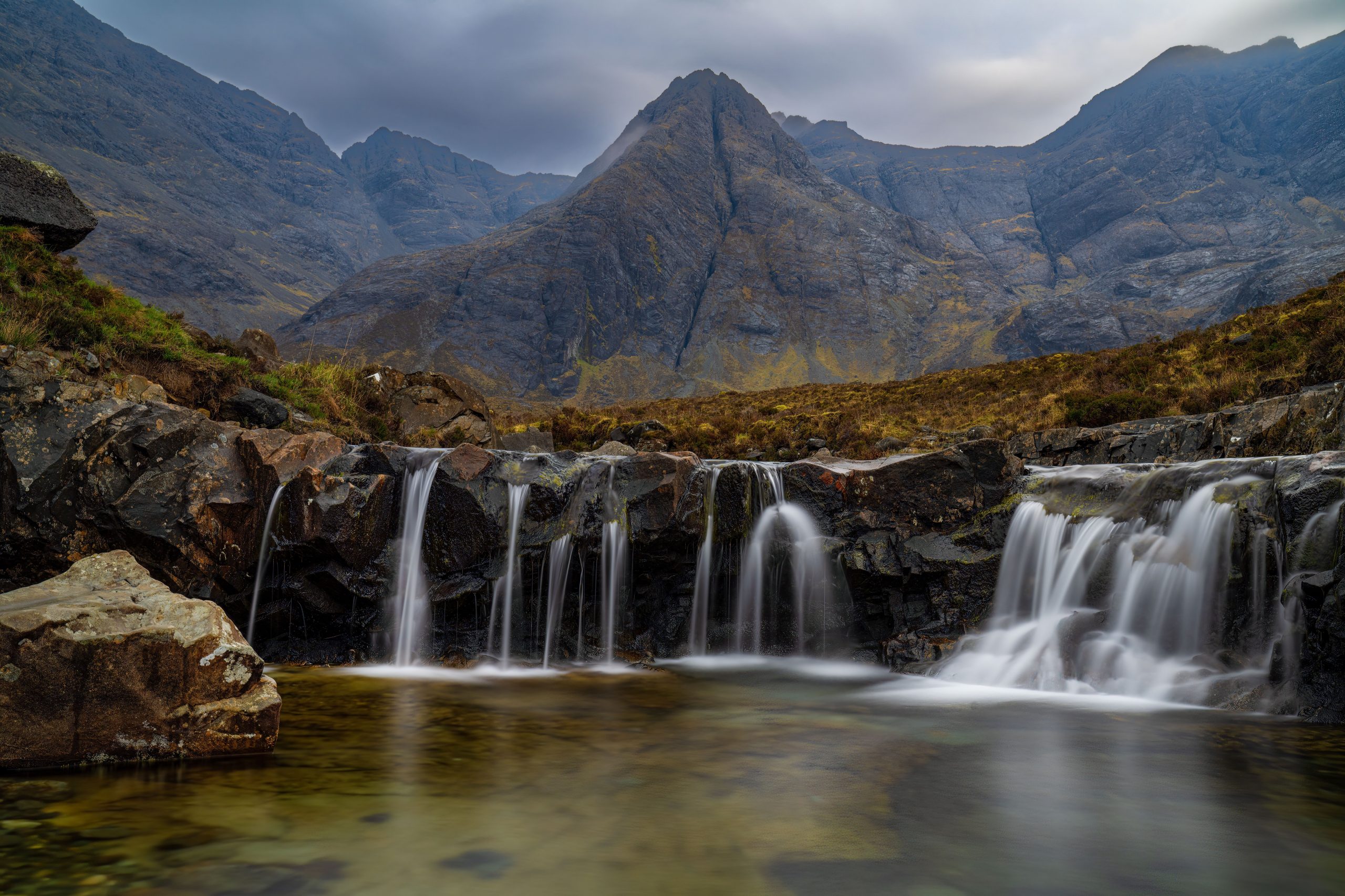 The Fairy Pools in Glen Brittle on the Isle of Skye