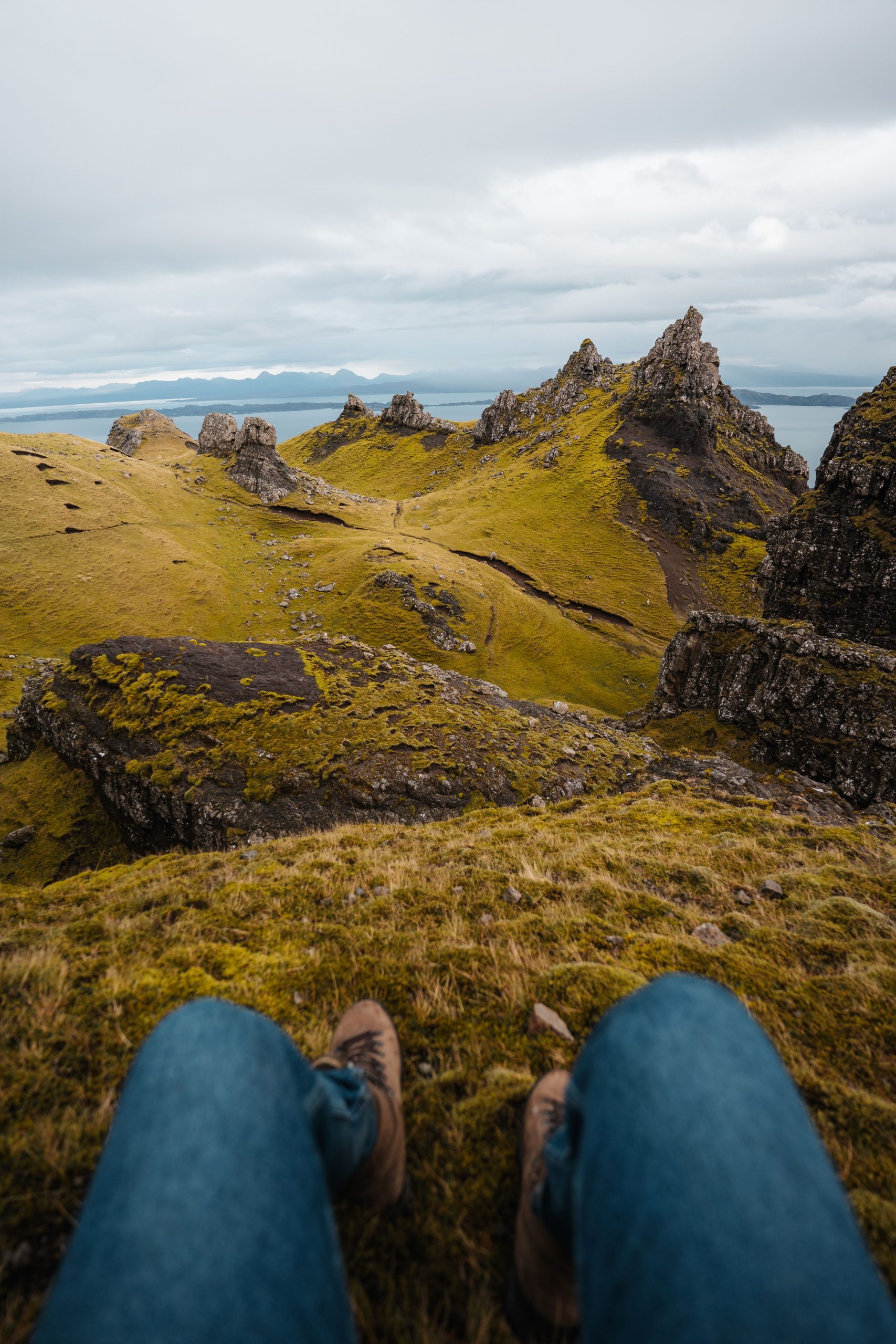 The Quiraing landslip on the Isle of Skye