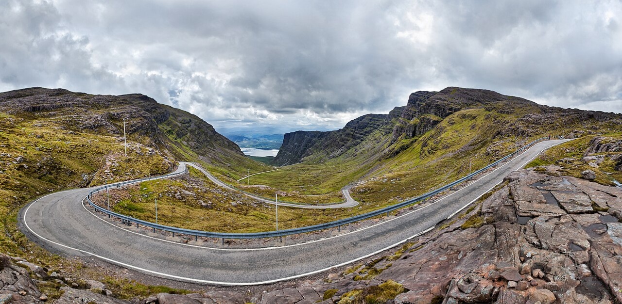 The Bealach na Ba pass on the NC500