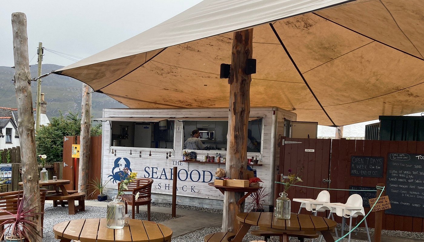 The Seafood Shack in Ullapool serving the daily catch