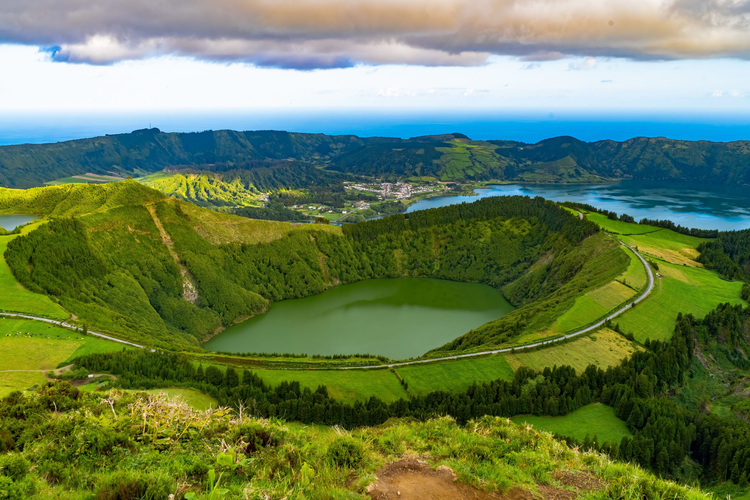 A scenic Sao Miguel viewpoint, the reward of an easy drive in the Azores