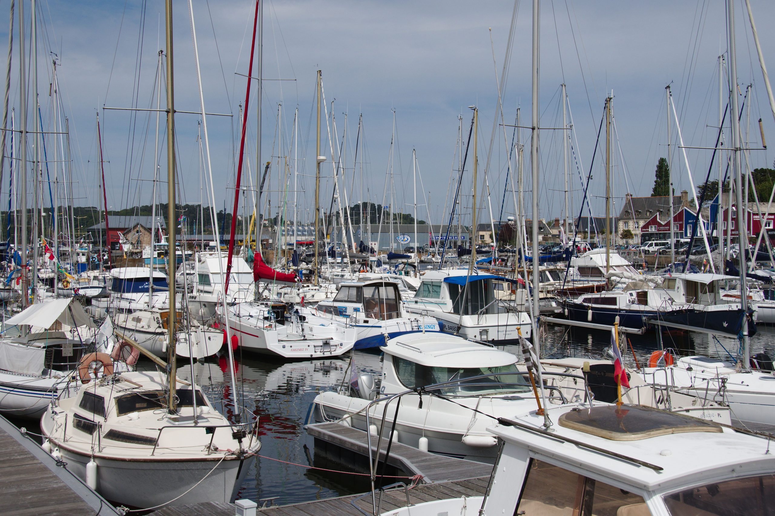 The sailing port of La Trinité-sur-Mer on the Carnac scenic drive, Brittany