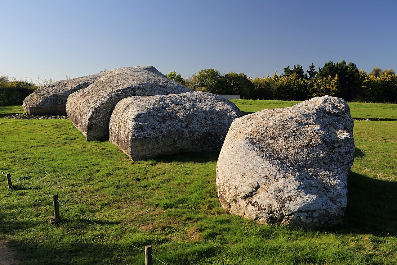 The Grand Menhir Brisé at Locmariaquer, the climax of the Carnac scenic drive