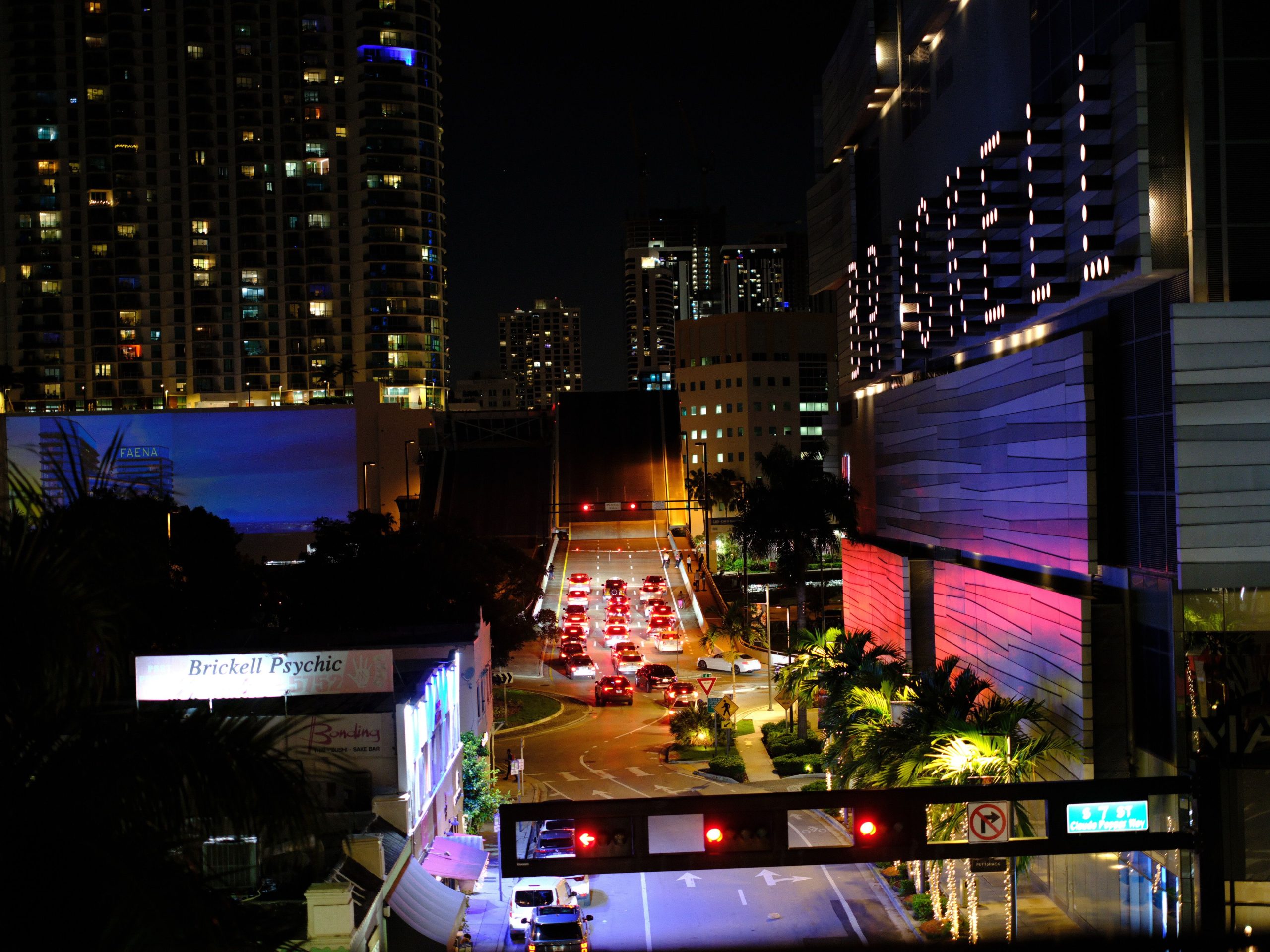 The Brickell skyline in Miami, the starting point for car hire in Miami Downtown before a Florida Keys road trip