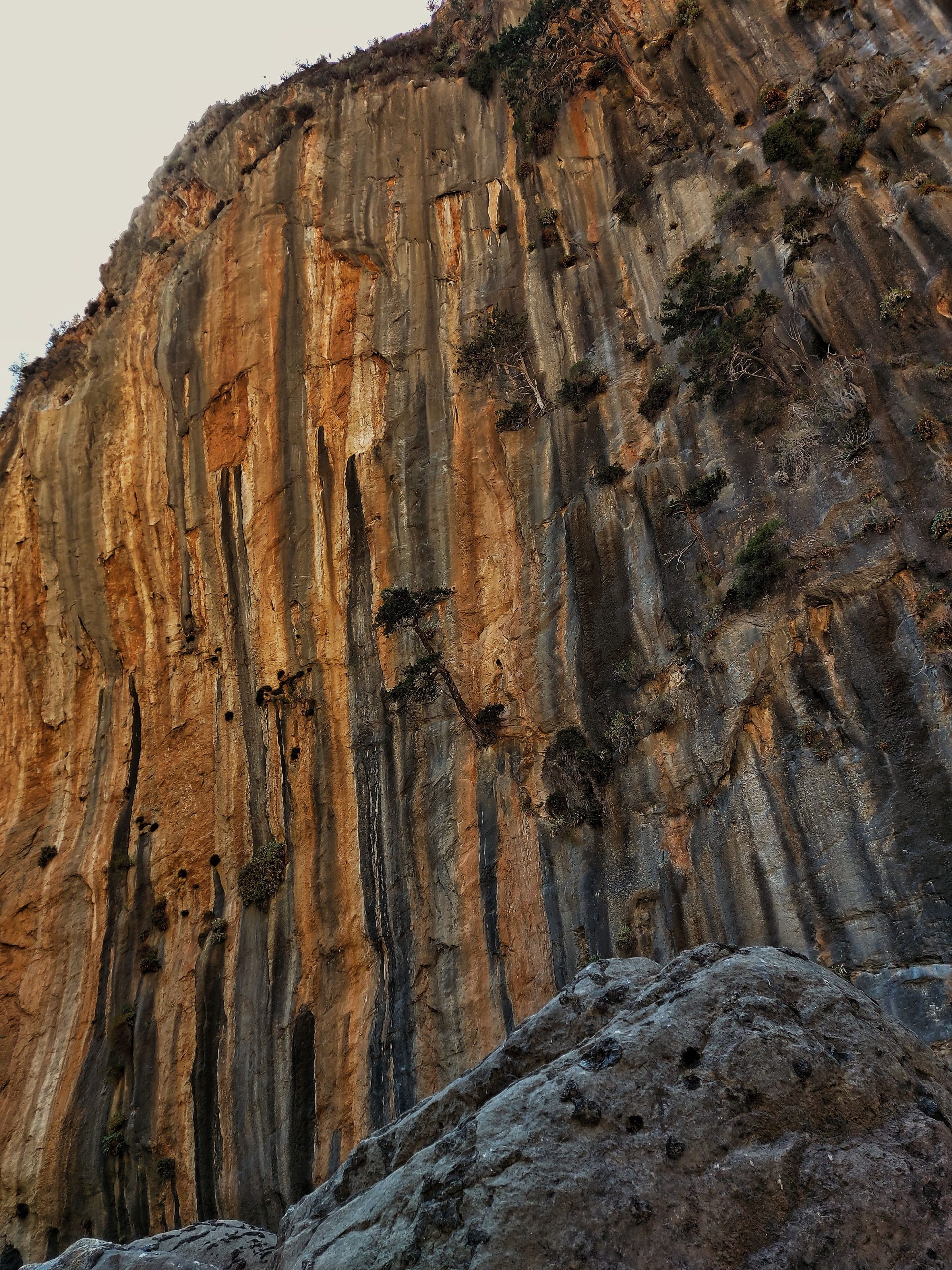 The Samaria Gorge in western Crete, reached from Chania Airport by hire car to the Omalos trailhead